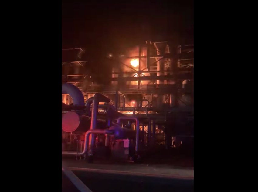 There was a massive fire at the Kemper County coal plant this morning, Philadelphia Fire Chief Pierce Clark confirmed.